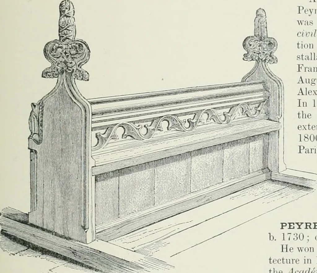 An illustration from A dictionary of architecture and building; biographical, historical and descriptive, 1901, leaf 89