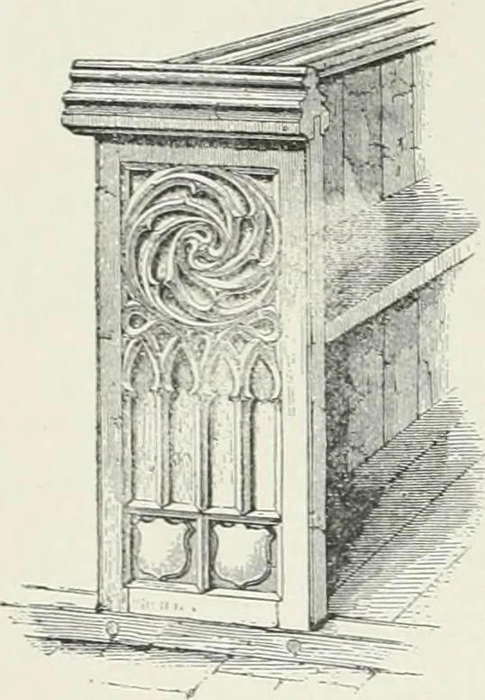 An illustration from A dictionary of architecture and building; biographical, historical and descriptive, 1901, leaf 90