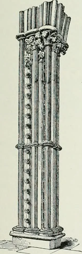 An illustration from A dictionary of architecture and building; biographical, historical and descriptive, 1901, leaf 93