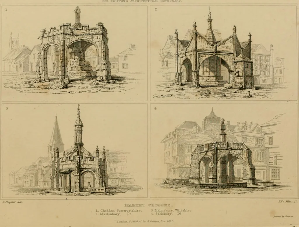 An illustration from A dictionary of the architecture and archaeology of the middle ages : including words used by ancient and modern authors in treating of architectural and other antiquities, also, biographical notices of ancient architects, 1883, leaf 196