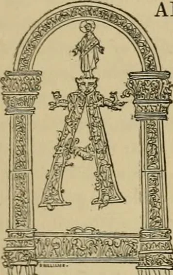 An illustration from A dictionary of the architecture and archaeology of the middle ages : including words used by ancient and modern authors in treating of architectural and other antiquities, also, biographical notices of ancient architects, 1883, leaf 39