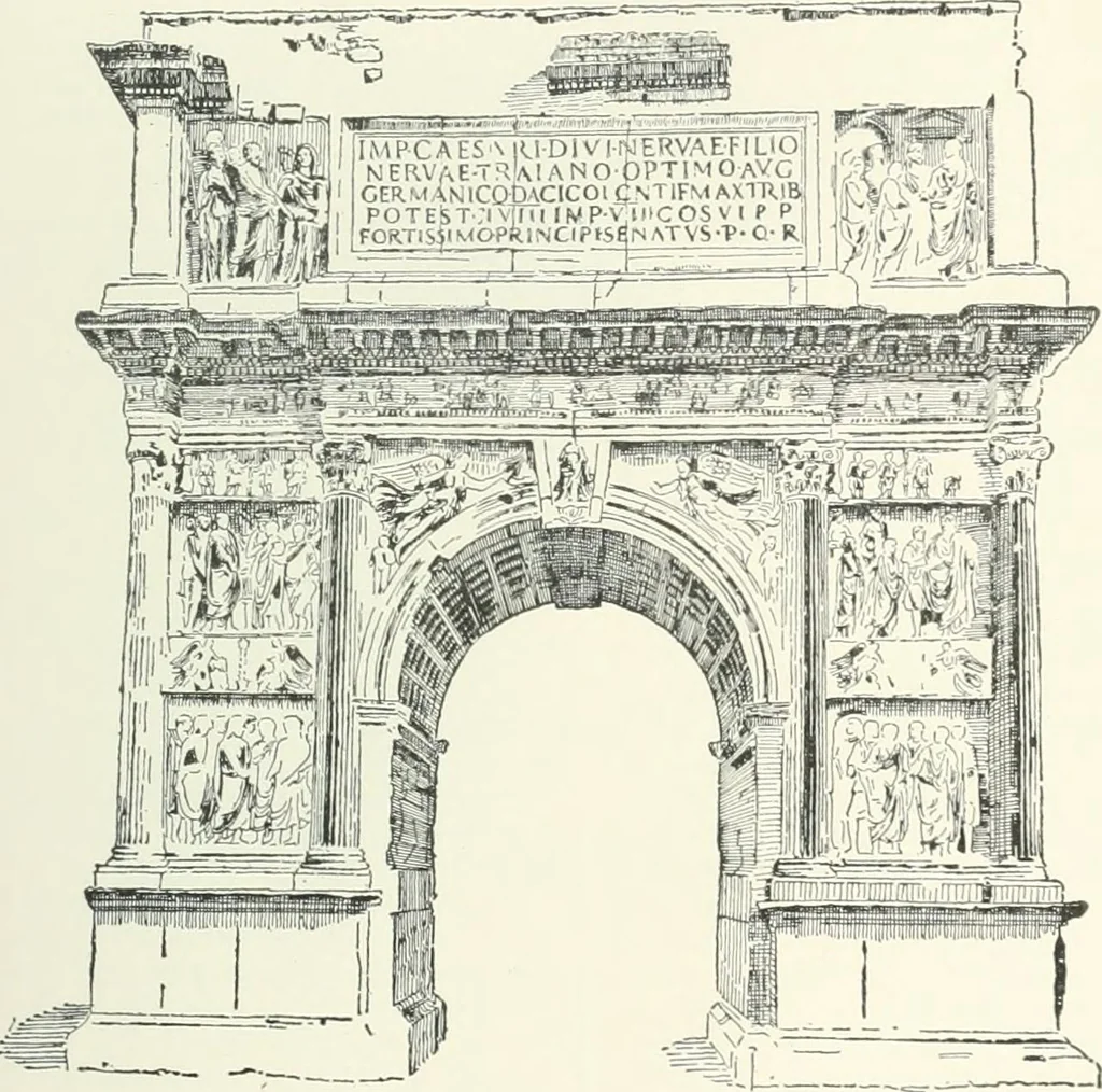 An illustration from A dictionary of architecture and building; biographical, historical and descriptive, 1901, leaf 105