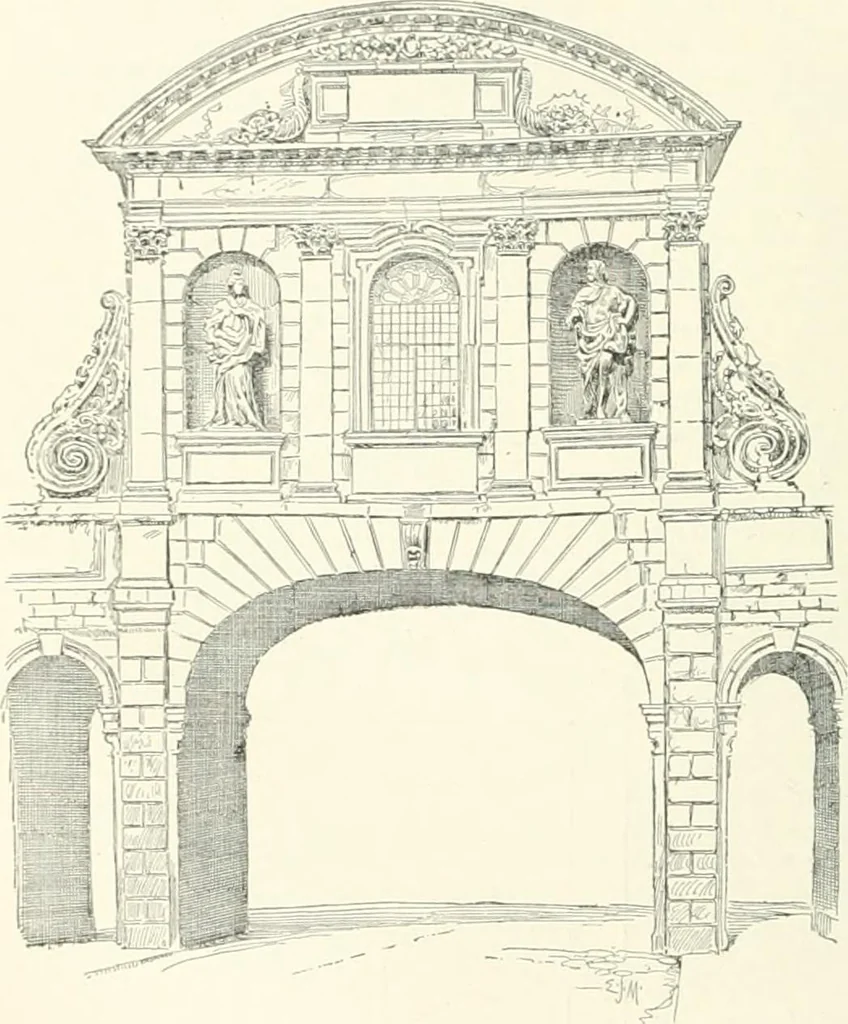 An illustration from A dictionary of architecture and building; biographical, historical and descriptive, 1901, leaf 126