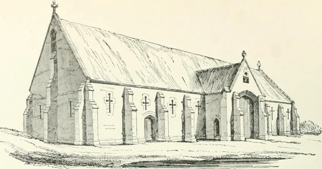 An illustration from A dictionary of architecture and building; biographical, historical and descriptive, 1901, leaf 130