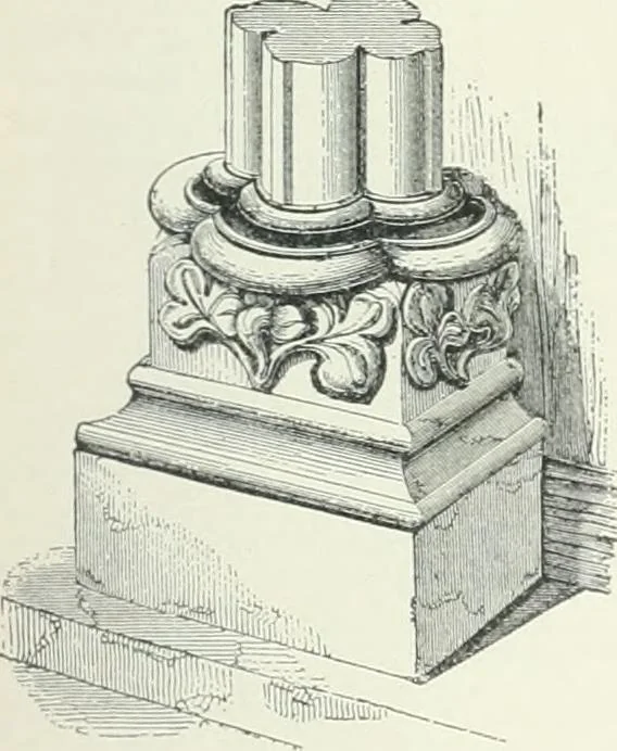 An illustration from A dictionary of architecture and building; biographical, historical and descriptive, 1901, leaf 135