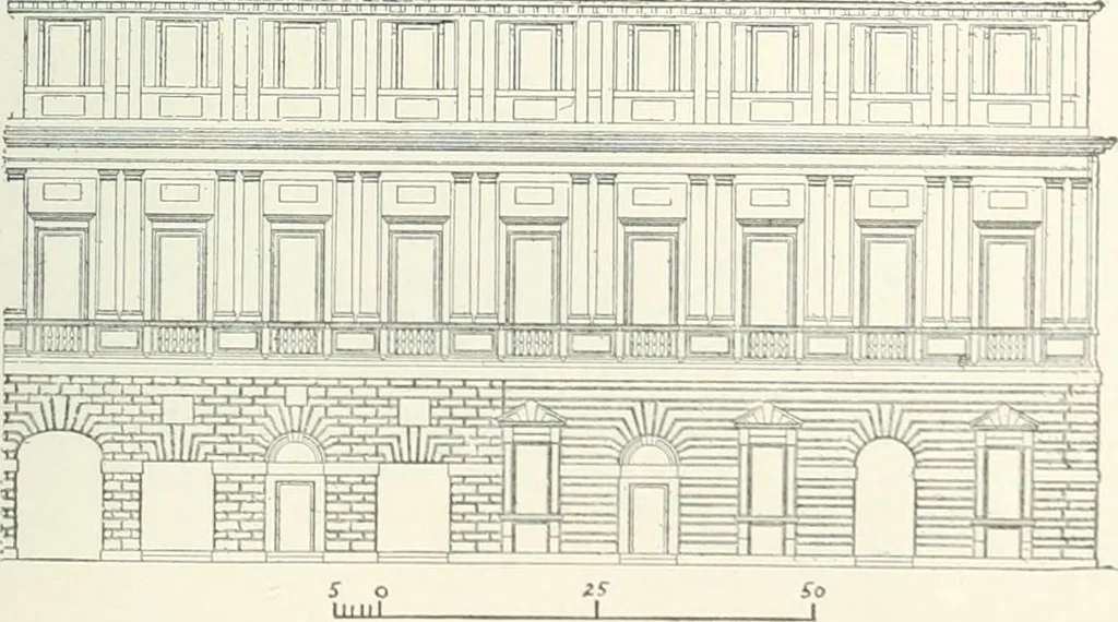 An illustration from A dictionary of architecture and building; biographical, historical and descriptive, 1901, leaf 137
