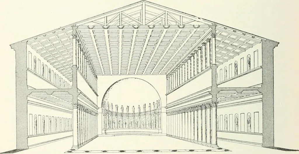 An illustration from A dictionary of architecture and building; biographical, historical and descriptive, 1901, leaf 138