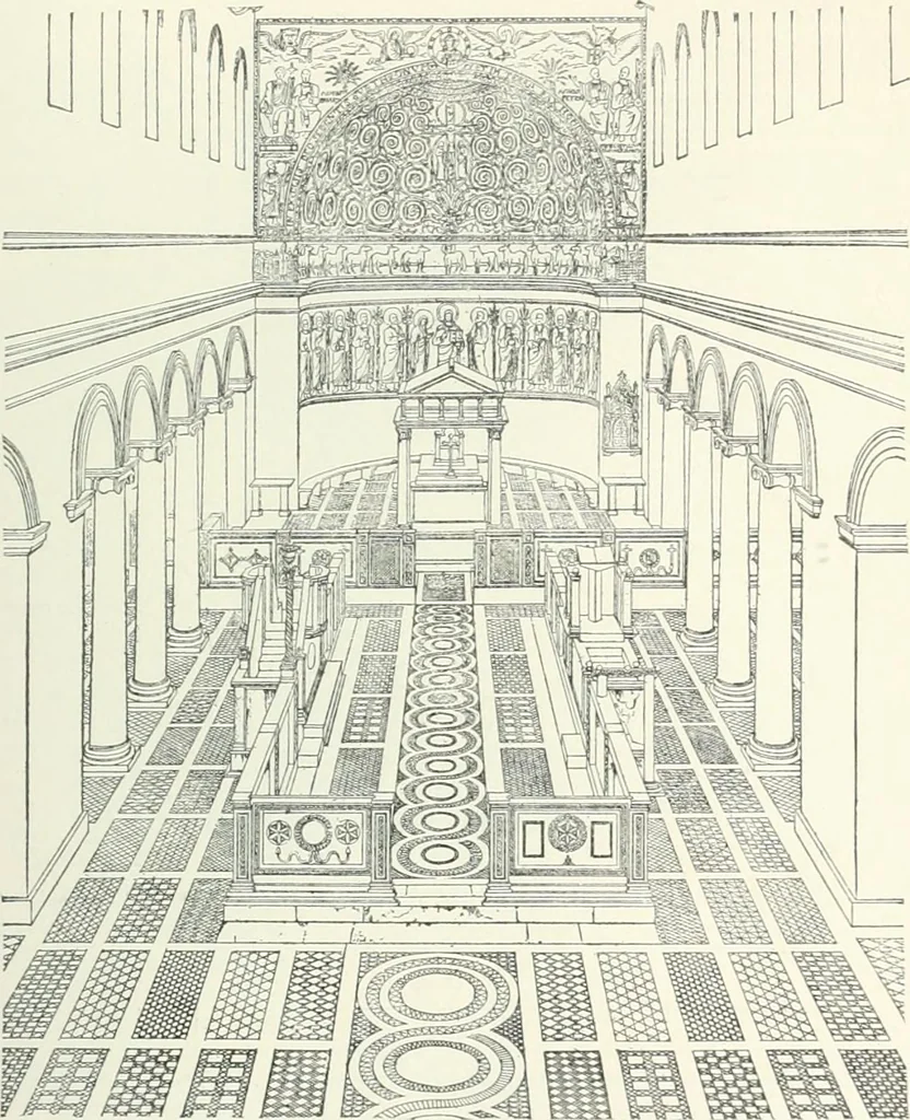 An illustration from A dictionary of architecture and building; biographical, historical and descriptive, 1901, leaf 141