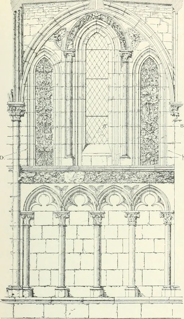 An illustration from A dictionary of architecture and building; biographical, historical and descriptive, 1901, leaf 151