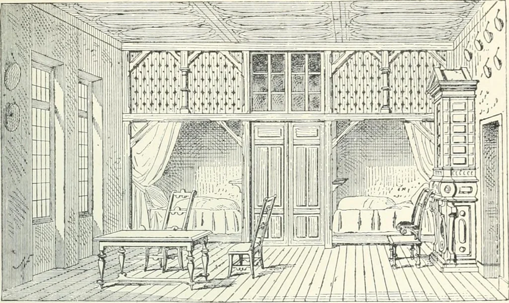An illustration from A dictionary of architecture and building; biographical, historical and descriptive, 1901, leaf 157