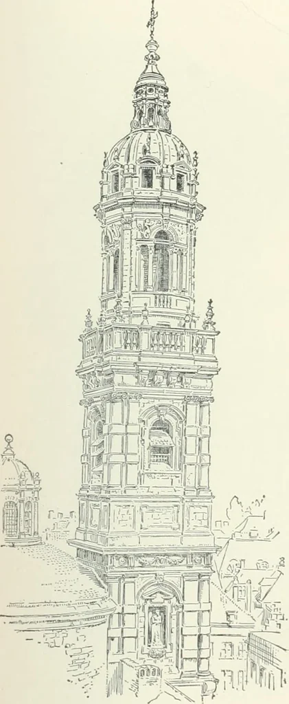 An illustration from A dictionary of architecture and building; biographical, historical and descriptive, 1901, leaf 159