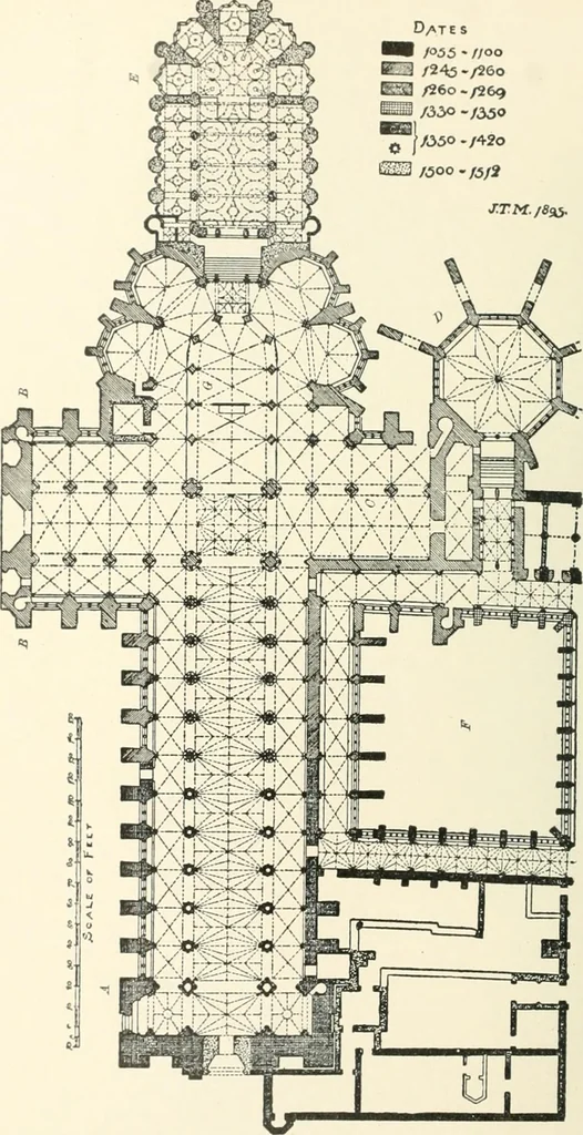 An illustration from A dictionary of architecture and building; biographical, historical and descriptive, 1901, leaf 16