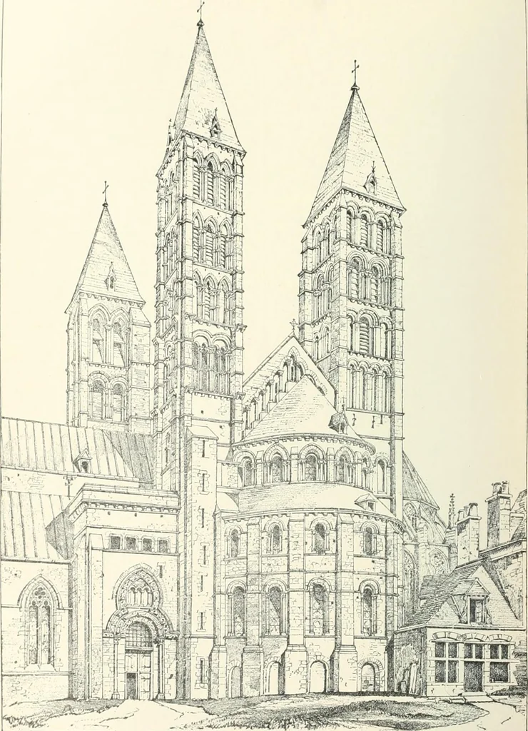 An illustration from A dictionary of architecture and building; biographical, historical and descriptive, 1901, leaf 164