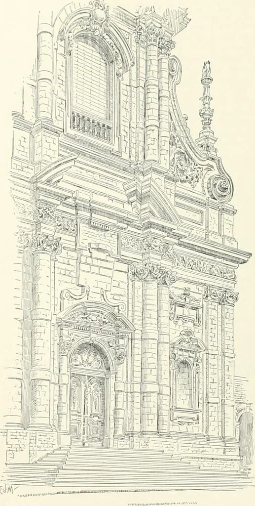 An illustration from A dictionary of architecture and building; biographical, historical and descriptive, 1901, leaf 166