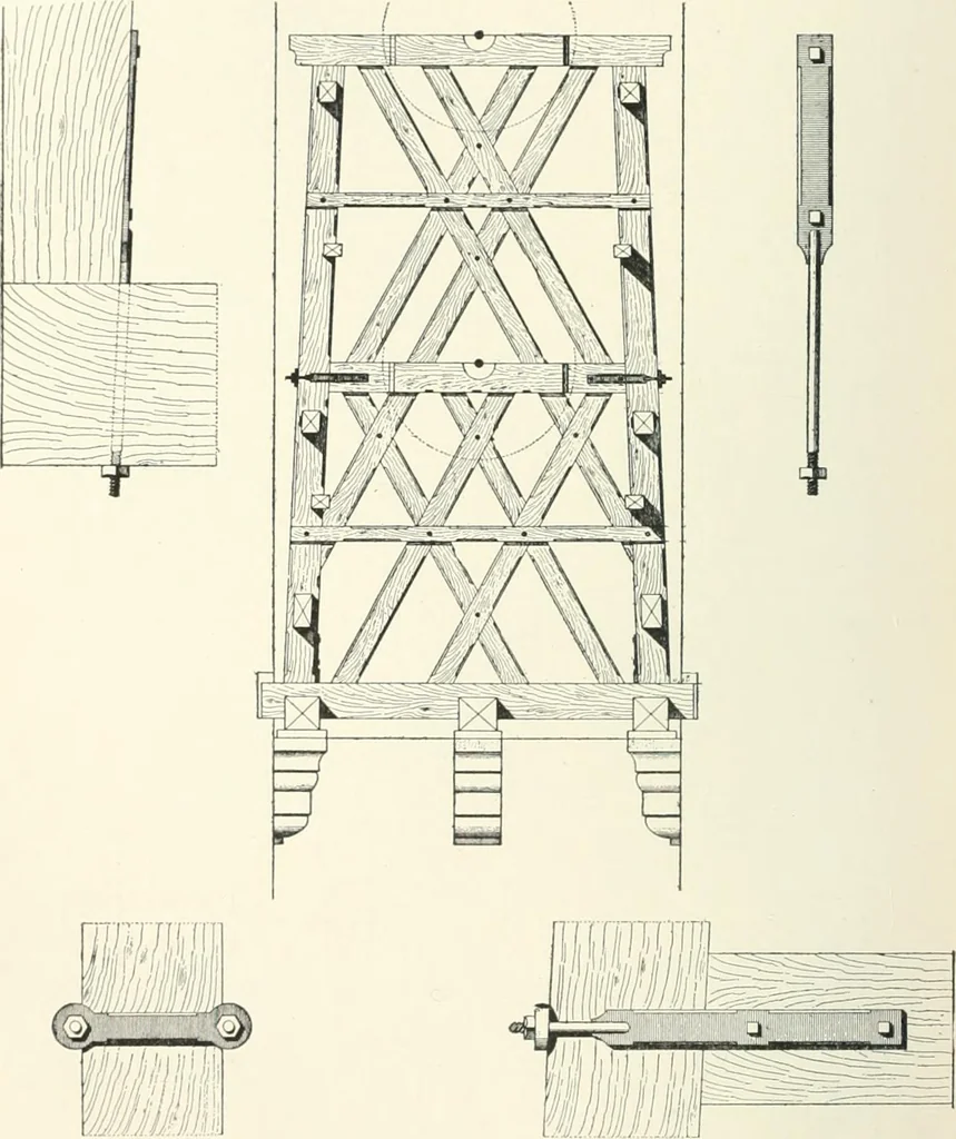 An illustration from A dictionary of architecture and building; biographical, historical and descriptive, 1901, leaf 168
