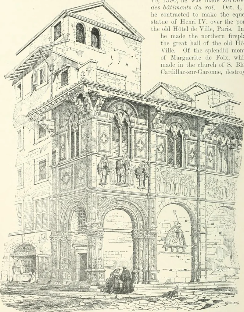 An illustration from A dictionary of architecture and building; biographical, historical and descriptive, 1901, leaf 176