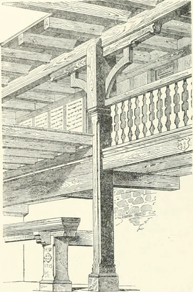 An illustration from A dictionary of architecture and building; biographical, historical and descriptive, 1901, leaf 190