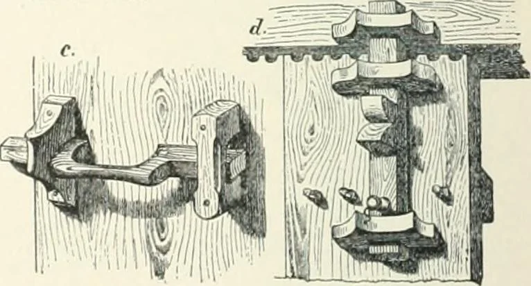 An illustration from A dictionary of architecture and building; biographical, historical and descriptive, 1901, leaf 190