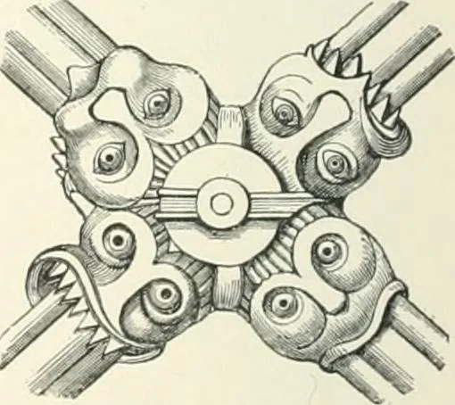 An illustration from A dictionary of architecture and building; biographical, historical and descriptive, 1901, leaf 196