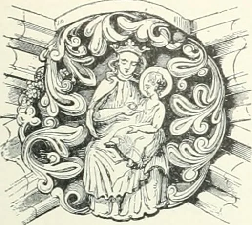 An illustration from A dictionary of architecture and building; biographical, historical and descriptive, 1901, leaf 197
