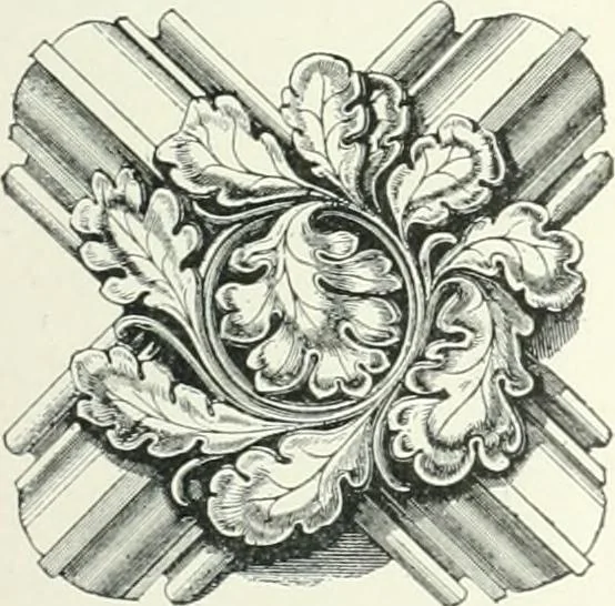 An illustration from A dictionary of architecture and building; biographical, historical and descriptive, 1901, leaf 197