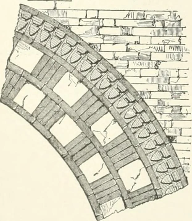 An illustration from A dictionary of architecture and building; biographical, historical and descriptive, 1901, leaf 210
