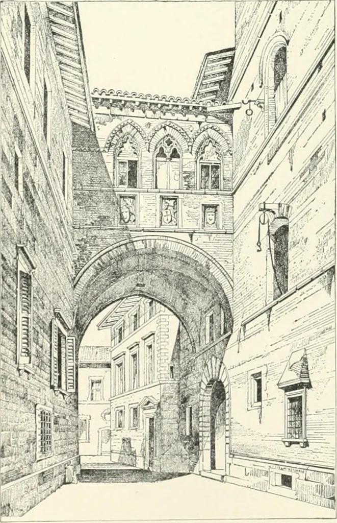 An illustration from A dictionary of architecture and building; biographical, historical and descriptive, 1901, leaf 212