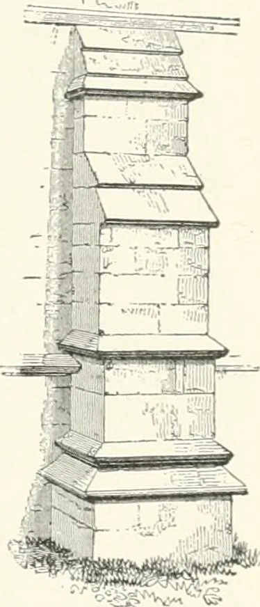 An illustration from A dictionary of architecture and building; biographical, historical and descriptive, 1901, leaf 231