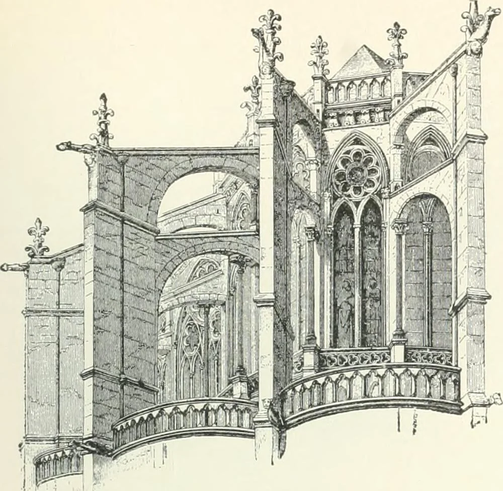 An illustration from A dictionary of architecture and building; biographical, historical and descriptive, 1901, leaf 235