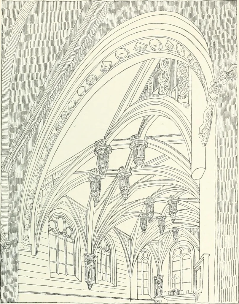 An illustration from A dictionary of architecture and building; biographical, historical and descriptive, 1901, leaf 279