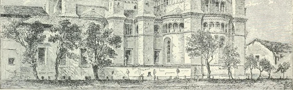 An illustration from A dictionary of architecture and building; biographical, historical and descriptive, 1901, leaf 287