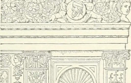 An illustration from A dictionary of architecture and building; biographical, historical and descriptive, 1901, leaf 287
