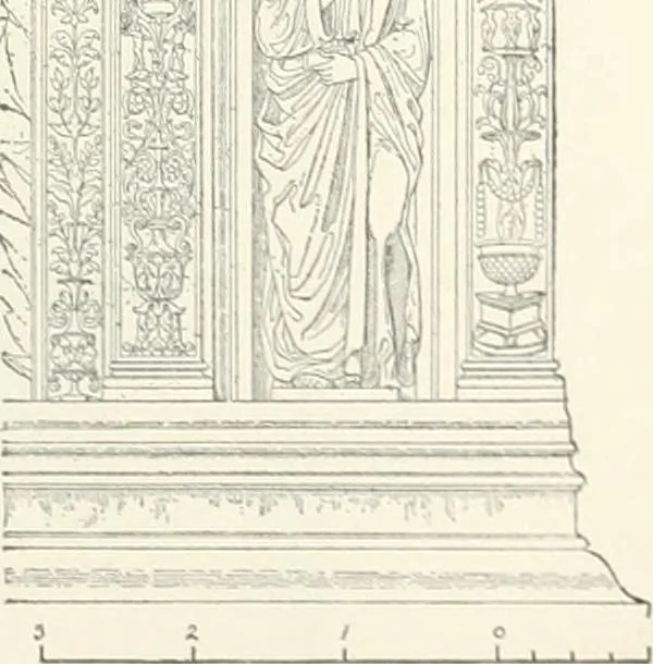 An illustration from A dictionary of architecture and building; biographical, historical and descriptive, 1901, leaf 287
