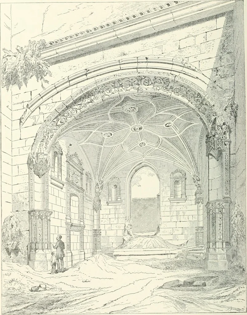 An illustration from A dictionary of architecture and building; biographical, historical and descriptive, 1901, leaf 296