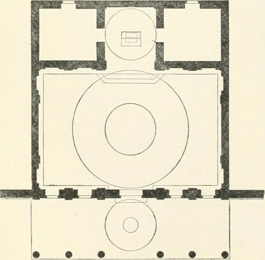 An illustration from A dictionary of architecture and building; biographical, historical and descriptive, 1901, leaf 298