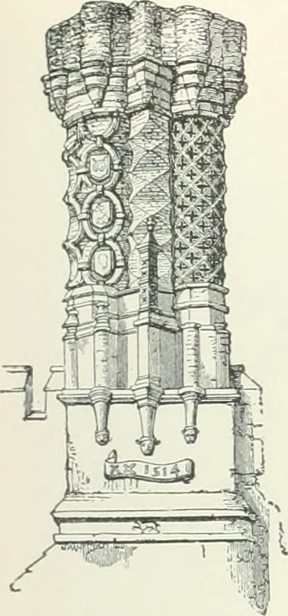 An illustration from A dictionary of architecture and building; biographical, historical and descriptive, 1901, leaf 313