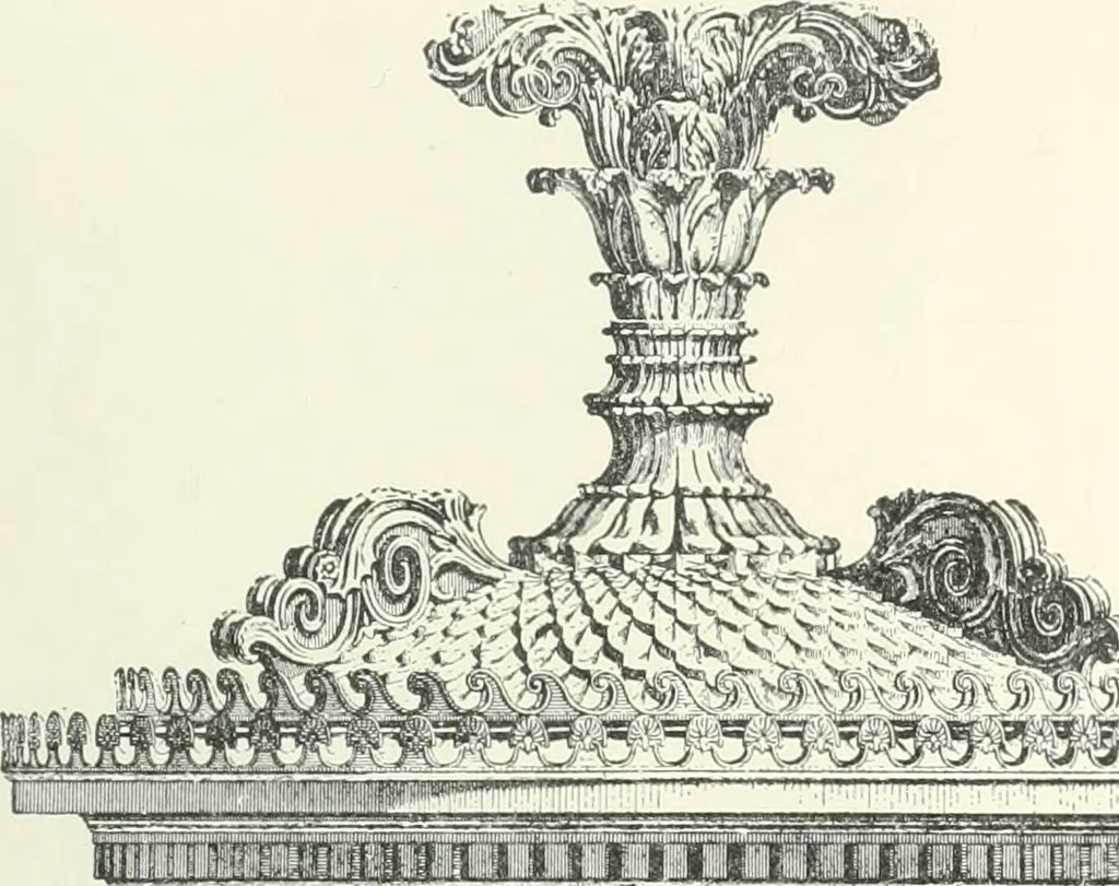 An illustration from A dictionary of architecture and building; biographical, historical and descriptive, 1901, leaf 321