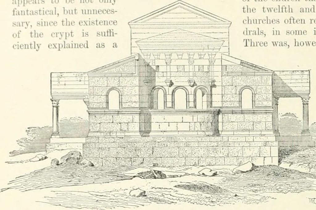 An illustration from A dictionary of architecture and building; biographical, historical and descriptive, 1901, leaf 326