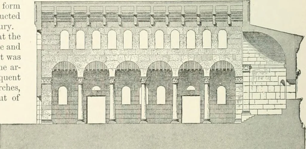 An illustration from A dictionary of architecture and building; biographical, historical and descriptive, 1901, leaf 326