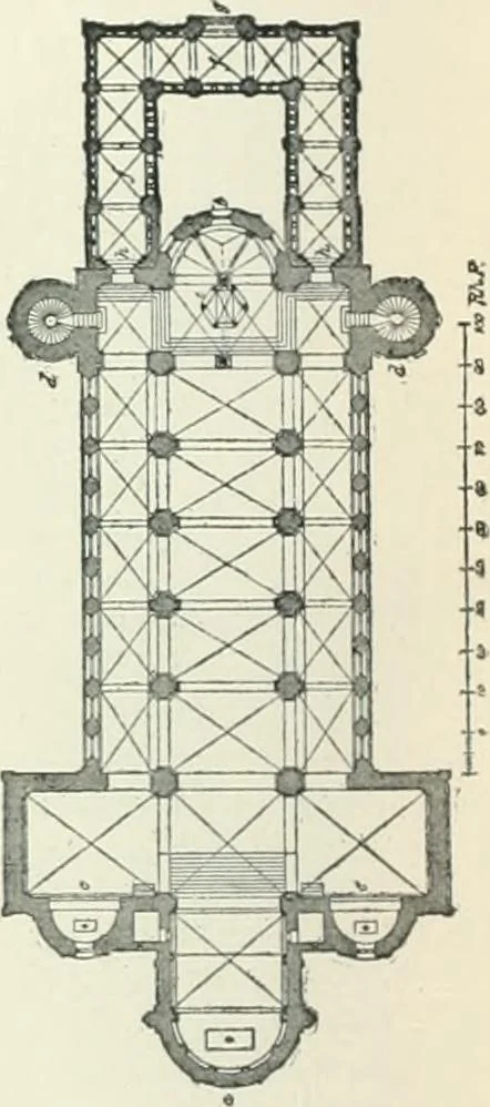 An illustration from A dictionary of architecture and building; biographical, historical and descriptive, 1901, leaf 328