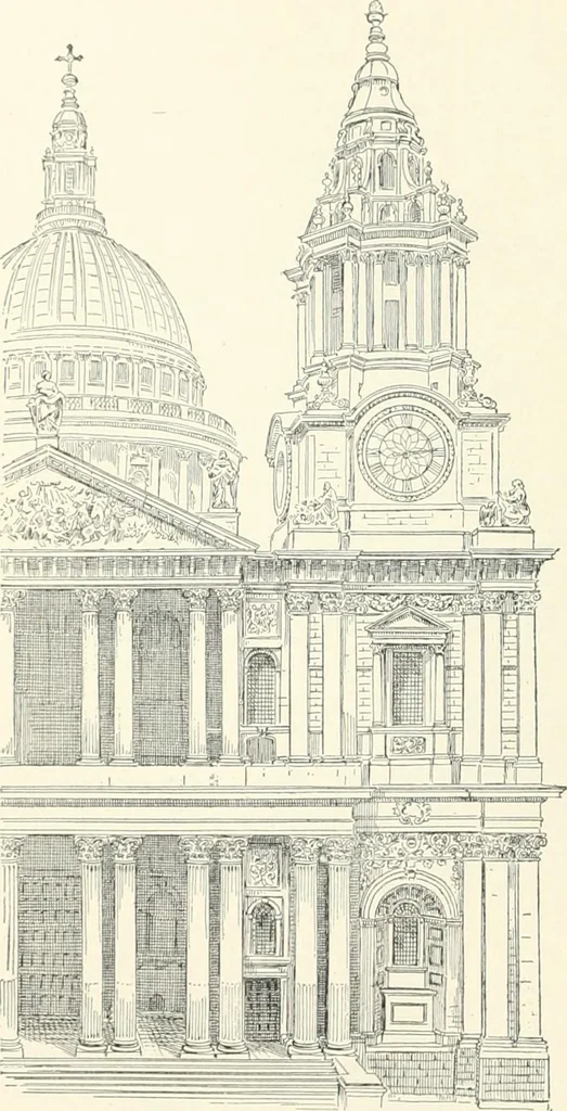 An illustration from A dictionary of architecture and building; biographical, historical and descriptive, 1901, leaf 338