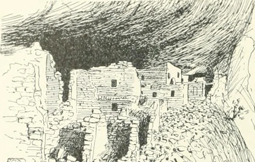 An illustration from A dictionary of architecture and building; biographical, historical and descriptive, 1901, leaf 360