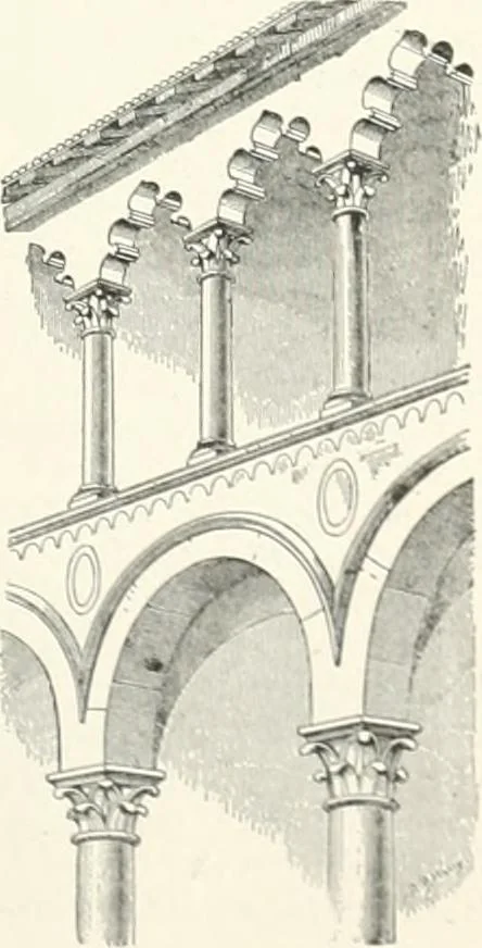 An illustration from A dictionary of architecture and building; biographical, historical and descriptive, 1901, leaf 363