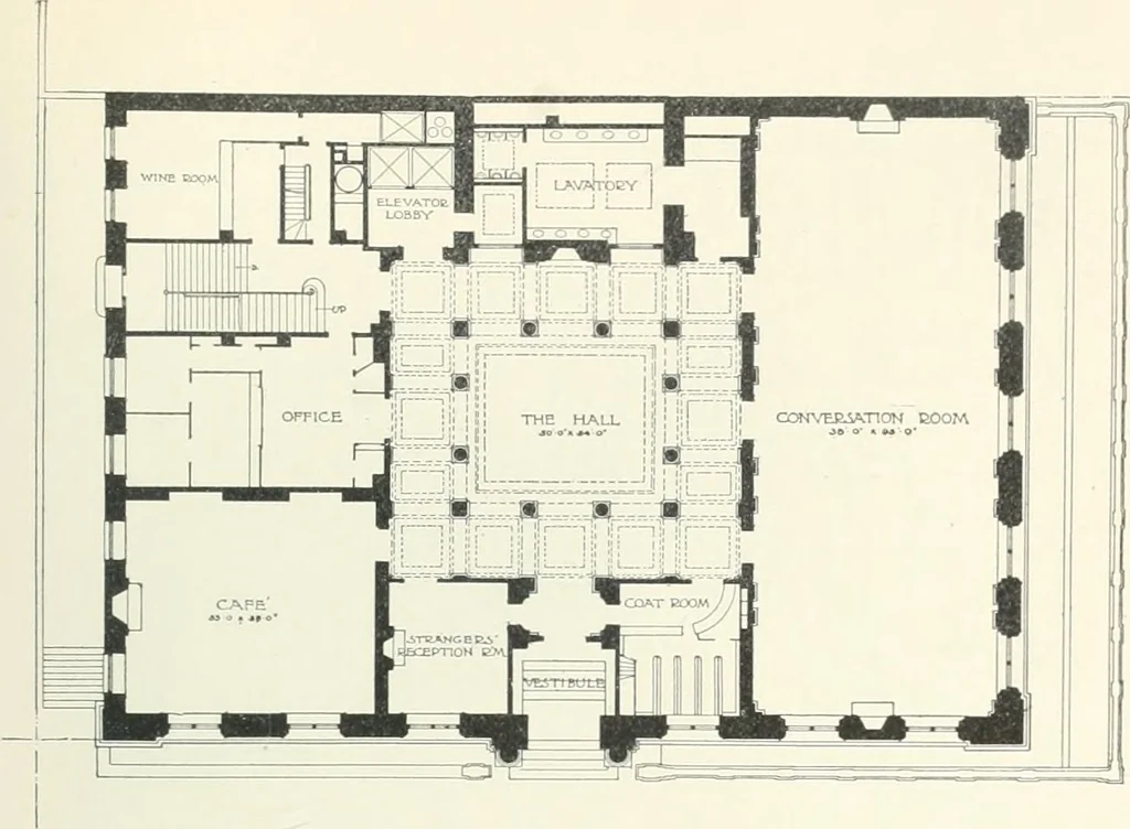 An illustration from A dictionary of architecture and building; biographical, historical and descriptive, 1901, leaf 365