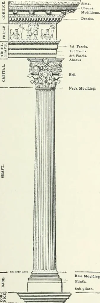 An illustration from A dictionary of architecture and building; biographical, historical and descriptive, 1901, leaf 381