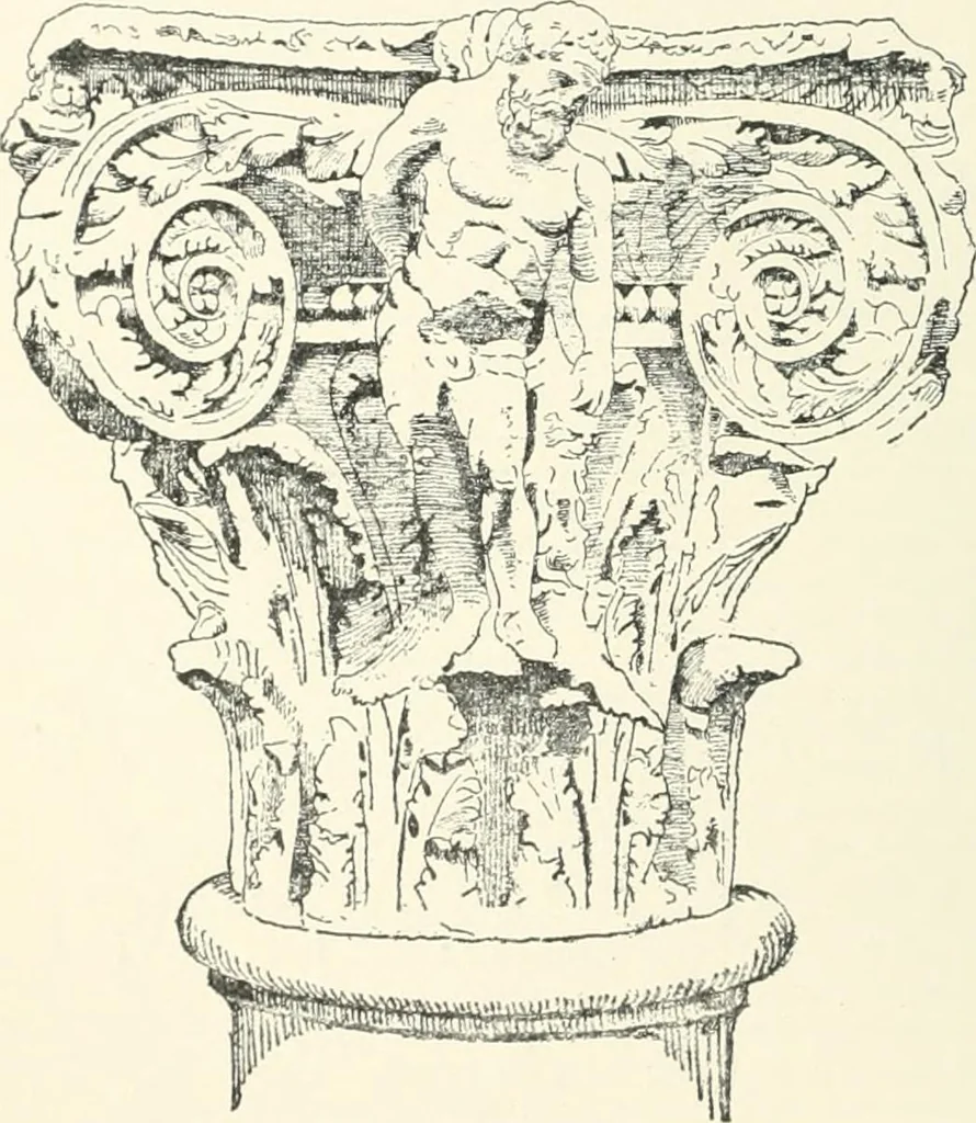 An illustration from A dictionary of architecture and building; biographical, historical and descriptive, 1901, leaf 386