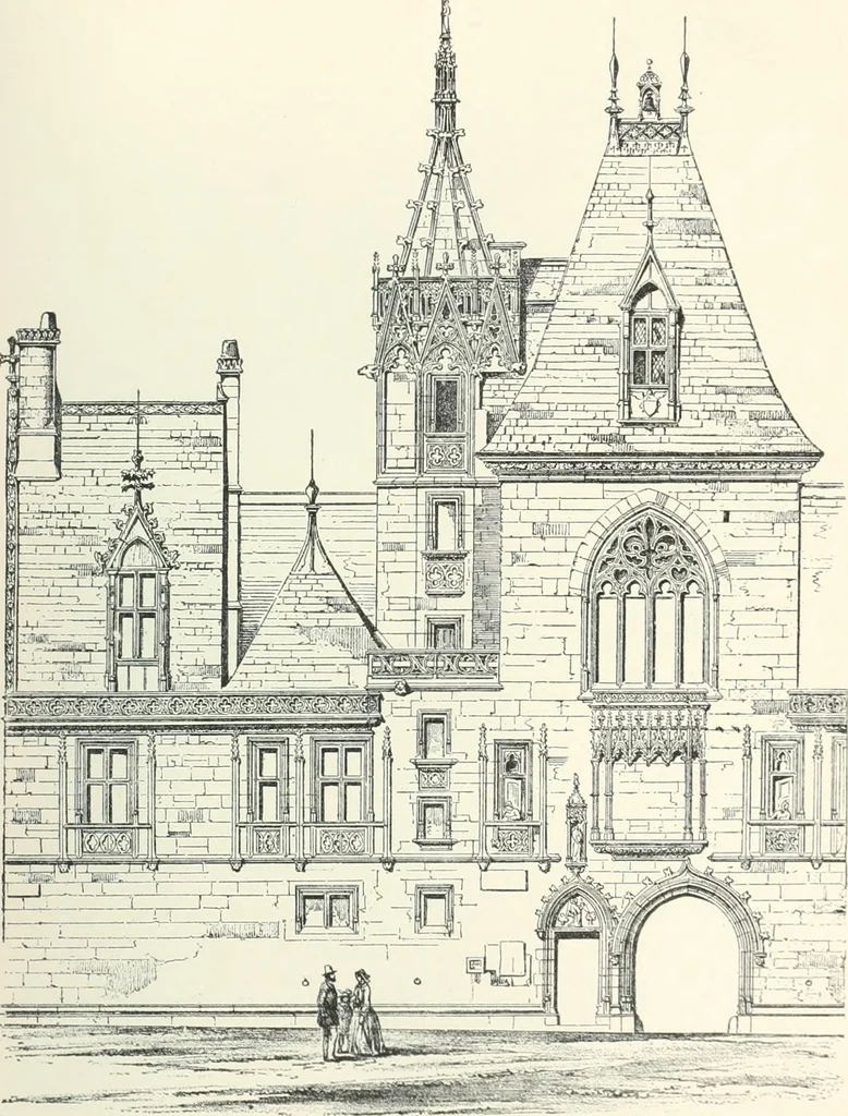 An illustration from A dictionary of architecture and building; biographical, historical and descriptive, 1901, leaf 387