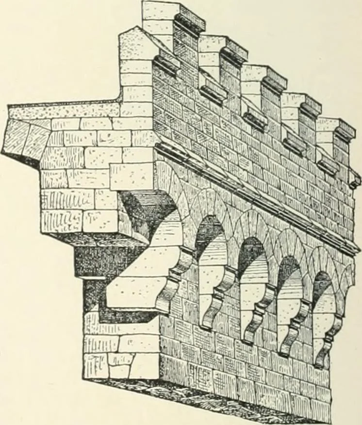 An illustration from A dictionary of architecture and building; biographical, historical and descriptive, 1901, leaf 394