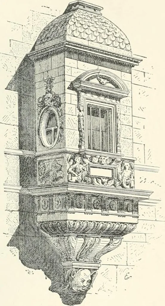 An illustration from A dictionary of architecture and building; biographical, historical and descriptive, 1901, leaf 397
