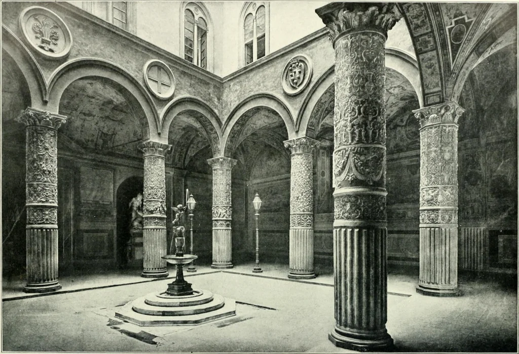 An illustration from A dictionary of architecture and building; biographical, historical and descriptive, 1901, leaf 404
